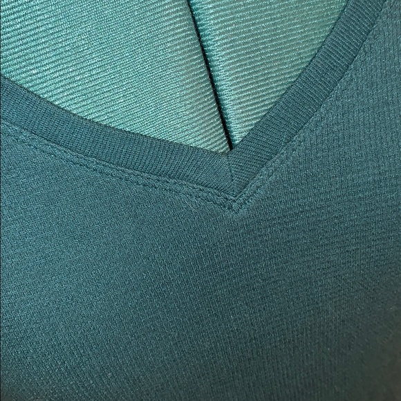 Green Vneck - Picture 2 of 2